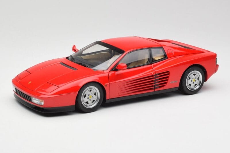 Ferrari Testarossa Punane Kyosho 1:18 08422R Metall