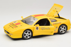 Ferrari F355 Berlinetta Racing Kollane Solido 1:18 9009-Y1 Metall - pilt 2/8