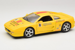 Ferrari F355 Berlinetta Racing Kollane Solido 1:18 9009-Y1 Metall