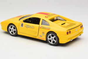 Ferrari F355 Berlinetta Racing Kollane Solido 1:18 9009-Y1 Metall - pilt 7/8
