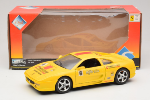 Ferrari F355 Berlinetta Racing Kollane Solido 1:18 9009-Y1 Metall - pilt 8/8