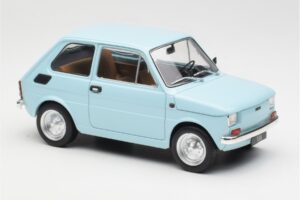 Fiat 126 Helesinine MCG 1:18 MCG18415 Metall - pilt 4/6