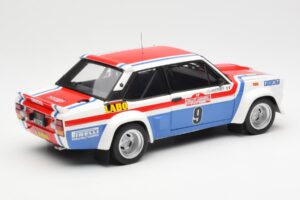 Fiat 131 Abarth Fiat France #9 J-C. Andruet / C. Delferrier Winner Rally Sanremo 1977 Kyosho 1:18 08375A Metall - pilt 3/8