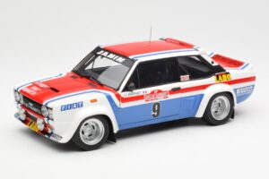 Fiat 131 Abarth Fiat France #9 J-C. Andruet / C. Delferrier Winner Rally Sanremo 1977 Kyosho 1:18 08375A Metall