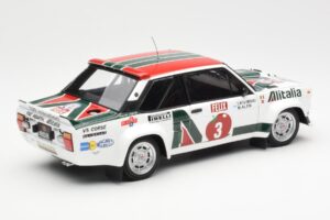 Fiat 131 Abarth #3 M. Alen / I. Kivimaki Winner Rally 1000 Lakes 1980 Kyosho 1:18 08376H Metall - pilt 3/8