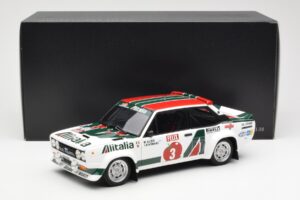 Fiat 131 Abarth #3 M. Alen / I. Kivimaki Winner Rally 1000 Lakes 1980 Kyosho 1:18 08376H Metall - pilt 8/8