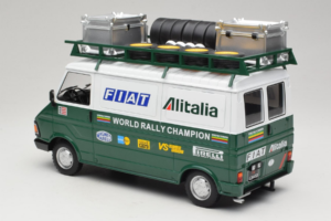 Fiat 242 Alitalia Rally Team Assistance With Trailer 1978 IXO 1:18 18CMC027WX Metall - pilt 6/7