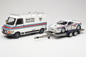 Fiat 242 & Lancia 037 Group B #1 W. Rohrl / C. Geistdorfer Rally Monte Carlo 1983 Otto 1:18 OT360 Vaik