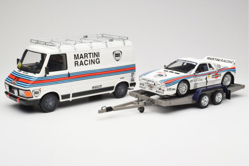 Fiat 242 & Lancia 037 Group B #1 W. Rohrl / C. Geistdorfer Rally Monte Carlo 1983 Otto 1:18 OT360 Vaik