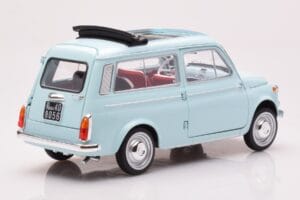 Fiat 500 Giardiniera Acquamarina Sinine Norev 1:18 187742 Metall - pilt 3/7