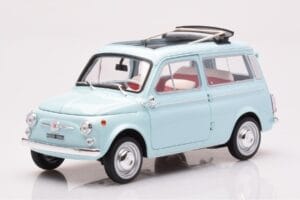 Fiat 500 Giardiniera Acquamarina Sinine Norev 1:18 187742 Metall
