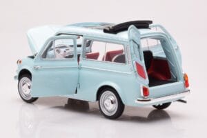Fiat 500 Giardiniera Acquamarina Sinine Norev 1:18 187742 Metall - pilt 5/7
