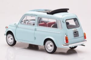 Fiat 500 Giardiniera Acquamarina Sinine Norev 1:18 187742 Metall - pilt 7/7