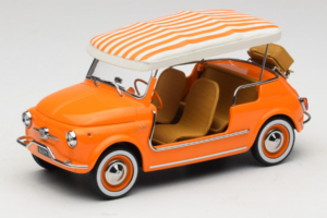 Fiat 500 Jolly Oranž Norev 1:18 187791 Metall