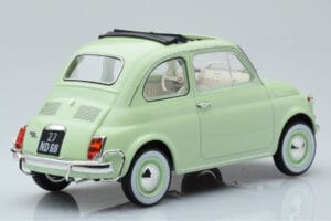 Fiat 500 L Heleroheline Norev 1:18 187773 Metall - pilt 2/6