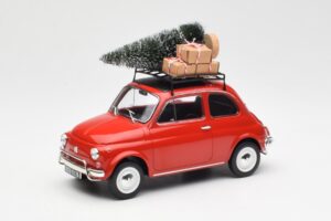 Fiat 500 L Punane Christmas Norev 1:18 187779 Metall