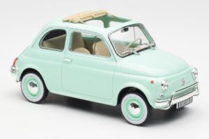 Fiat 500L Pastell Sinine Norev 1:18 187777 Metall - pilt 4/6
