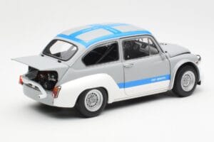 Fiat Abarth 1000 TCR Matt Hall Sinised Triibud AUTOart 1:18 72642 Metall - pilt 3/8