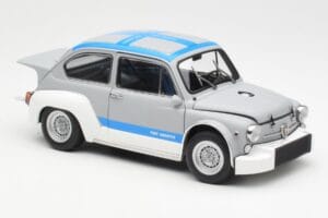 Fiat Abarth 1000 TCR Matt Hall Sinised Triibud AUTOart 1:18 72642 Metall - pilt 6/8