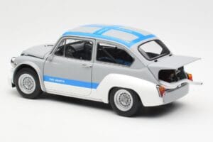Fiat Abarth 1000 TCR Matt Hall Sinised Triibud AUTOart 1:18 72642 Metall - pilt 7/8