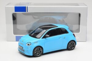 Abarth 500e Sinine IXO 1:18 MCG18499 Metall - pilt 6/6