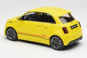 Abarth 500e Kollane IXO 1:18 MCG18498 Metall - pilt 5/6