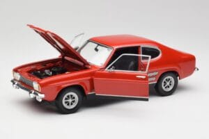 Ford Capri Mk1 1700 GT Punane Minichamps 1:18 180089001 Metall - pilt 2/8