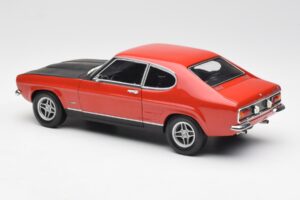 Ford Capri Mk1 2600 RS Punane Must Minichamps 1:18 180089071 Metall - pilt 7/8