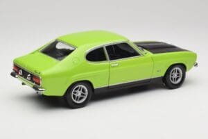 Ford Capri Mk1 RS 2600 Roheline & Must Minichamps 1:18 150089075 Metall - pilt 3/8