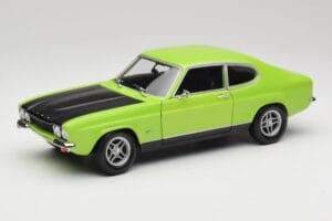 Ford Capri Mk1 RS 2600 Roheline & Must Minichamps 1:18 150089075 Metall