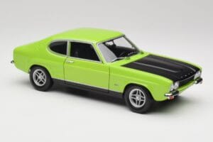 Ford Capri Mk1 RS 2600 Roheline & Must Minichamps 1:18 150089075 Metall - pilt 6/8