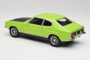 Ford Capri Mk1 RS 2600 Roheline & Must Minichamps 1:18 150089075 Metall - pilt 7/8