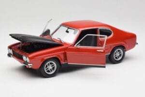 Ford Capri Mk1 RS 2600 Punane & Must Minichamps 1:18 150089076 Metall - pilt 2/8