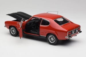 Ford Capri Mk1 RS 2600 Punane & Must Minichamps 1:18 150089076 Metall - pilt 5/8