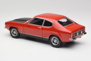 Ford Capri Mk1 RS 2600 Punane & Must Minichamps 1:18 150089076 Metall - pilt 7/8