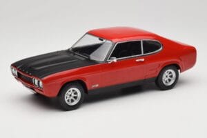 Ford Capri Mk1 RS 2600 Punane Musta Kapotiga MCG 1:18 MCG18538 Metall