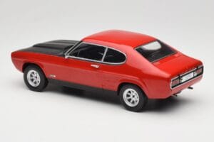 Ford Capri Mk1 RS 2600 Punane Musta Kapotiga MCG 1:18 MCG18538 Metall - pilt 5/6