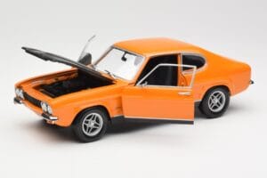 Ford Capri Mk1 RS 2600 Signal Orange Must Minichamps 1:18 150089077 Metall - pilt 2/8