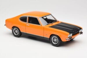 Ford Capri Mk1 RS 2600 Signal Orange Must Minichamps 1:18 150089077 Metall - pilt 6/8