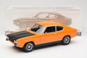 Ford Capri Mk1 RS 2600 Signal Orange Must Minichamps 1:18 150089077 Metall - pilt 8/8