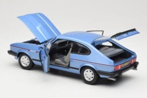 Ford Capri Mk3 2.8 Injection Paris Blue Norev 1:18 182764 Metall - pilt 3/8