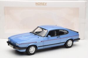 Ford Capri Mk3 2.8 Injection Paris Blue Norev 1:18 182764 Metall - pilt 8/8