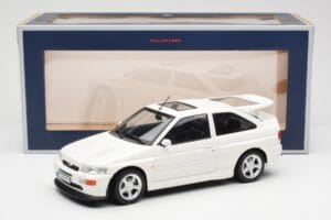 Ford Escort RS Cosworth Valge Norev 1:18 182776 Metall - pilt 6/6