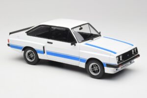 Ford Escort Mk2 RS 2000 X-Pack Diamond Valge & Sinine Stripe MCG 1:18 MCG18350 Metall - pilt 4/6
