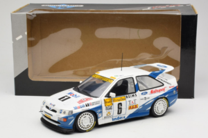 Ford Escort RS Cosworth Mobil 1 #6 F. Delecour / D. Grataloup Rally Monte Carlo Winner 1994 UT Models 1:18 180948106 Metall - pilt 8/8