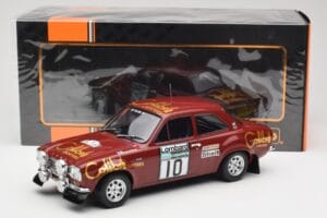 Ford Escort RS 1600 Mk1 #10 H. Mikkola / J. Davenport RAC Rally 1974 IXO 1:18 18RMC047C Metall - pilt 6/6