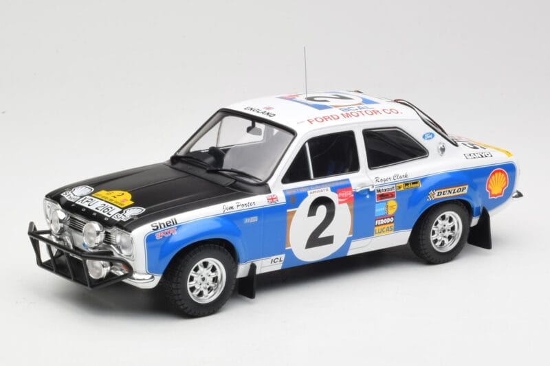 Ford Escort RS 1600 Mk1 #2 R. Clark / J. Porter Safari Rally 1973 IXO 1:18 18RMC075A Metall