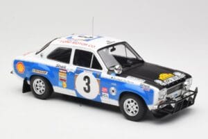 Ford Escort RS 1600 Mk1 #3 V. Preston Jr. / B. Smith Safari Rally 1973 IXO 1:18 18RMC075B Metall - pilt 4/6