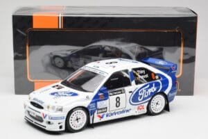 Ford Escort WRC #8 B. Thiry / S. Prevot RAC Rally 1998 IXO 1:18 18RMC170B Metall - pilt 6/6