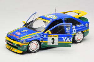 Ford Escort #3 Yacoo P. Bernardini / B. Occelli Rally Monte Carlo 1996 Winner UT Models 1:18 180968203 Metall - pilt 2/8